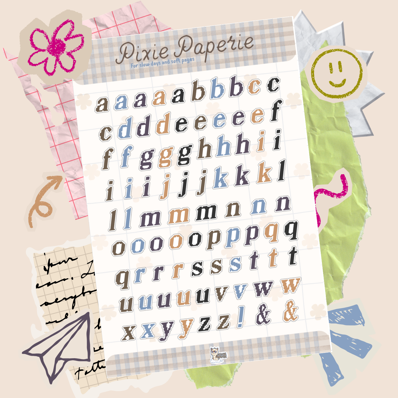 Cottagecore Letters