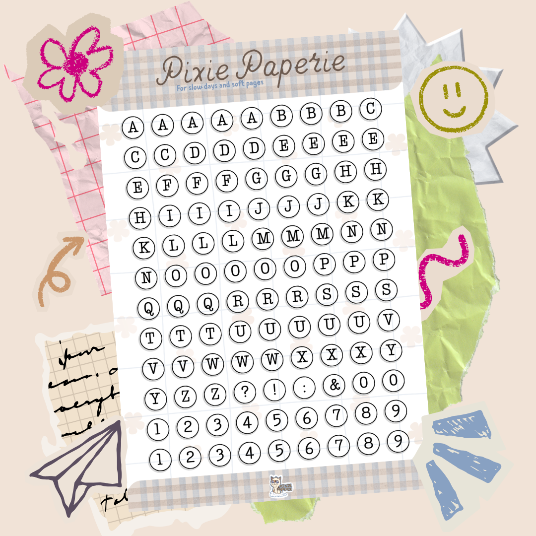 Vintage Typewriter – Uppercase